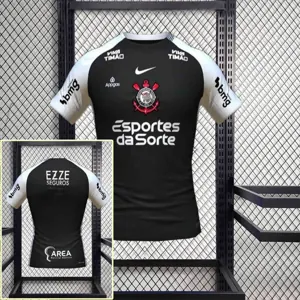 25-26 All sponsor Corinthians Away Kit Soccer AAAAJersey Yupoo S-2XL