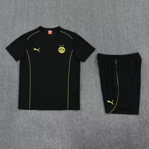 25-26 Dortmund Black Training Kits Football Tracksuits 1