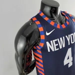 New York Knicks ROSE #4 Striped NBA Jersey 4