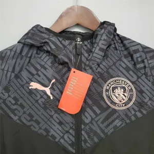 21-22 Manchester City Black Windbreaker 7