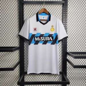 90-91 Retro Inter Milan Away S-XXL Cheap Soccer Jerseys