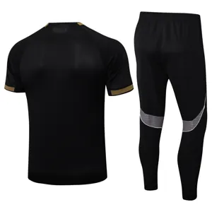 25-26 Real Madrid Black Player Version Training Kits Football Tracksuits 4