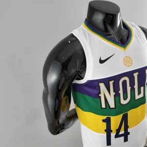 2018 New Orleans Pelicans INGRAM #14 Urban Edition White NBA Jersey 1