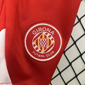 24-25 Girona Home Kid Kits Youth Apparels Football AAAAJersey Yupoo 7