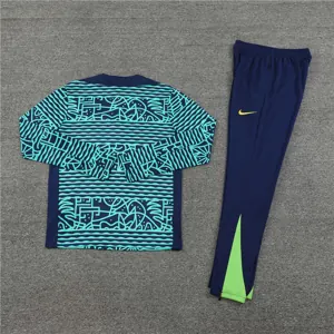 2024 Brazil Long Sleeve Training Suit Football Shirts 2