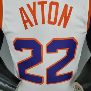 AYTON#22 Phoenix Suns White 6