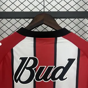 03-04 River Plate Away Long Sleeve Retro Kit Vintage Shirt AAAAJersey Dropship Yupoo 6