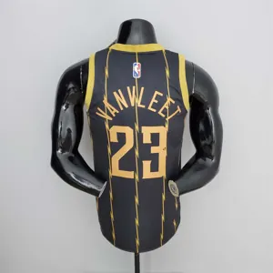 2022 Toronto Raptors VANVLEET#23 City Edition Black NBA Jersey 7