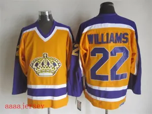 Los Angeles Kings retro ice hockey jersey M-3XL 洛杉矶国王队复古冰球服 4