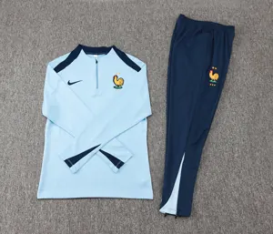 2024 France Long Sleeve Training Suit Football Shirts 1