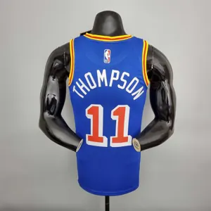75th Anniversary Thompson #11 Warriors Retro Blue 7