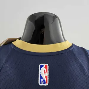 75th Anniversary New Orleans Pelicans Ingram #14 Navy Blue NBA Jersey 8