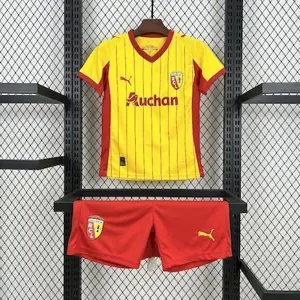 25-26 RC Lens Home Kid Kits Youth Apparels Sino AAAAJersey Supply Yupoo
