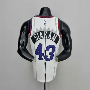 Toronto Raptors SIAKAM #43 White NBA Jersey 7