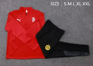 23-24 AC Milan Long Sleeve Training Suit Yupoo 1