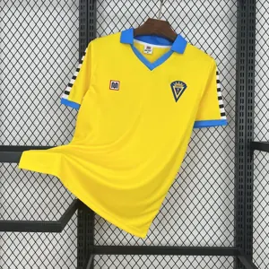 83-84 Cadiz Home Retro Kit Vintage Shirt AAAAJersey Supplier Yupoo
