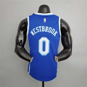 Lakers Westbrook#0 Latin Night (High Head) Blue 5