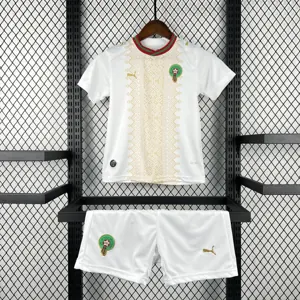 2026 World Cup Morocco Away Kids Kit Football Youth Apparels AAAAJersey Supply Yupoo 6