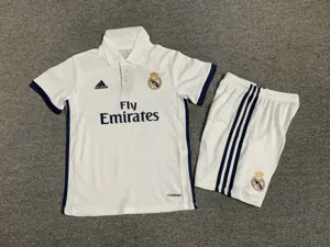 16-17 Real Madrid Home Retro Kid Kits Children Sets Best Jerseys Yupoo 10