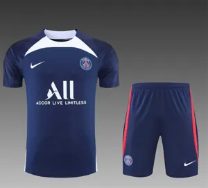 22-23 PSG Training Short Sleeve Kit Blue 1