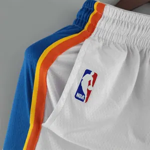 Oklahoma City Thunder NBA Shorts White 7