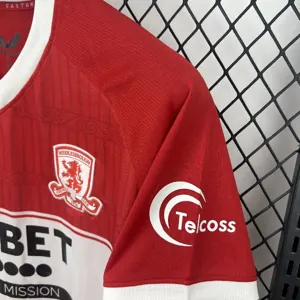 25-26 Middlesbrough Home Kit Football T-Shirt Sports Uniforms AAAAJersey Supply Yupoo 3
