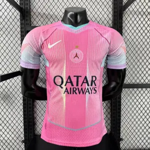 25-26 PSG Rose Pink Special Edition Player Version Shirt Football Apparels AAAAJersey Supply Yu