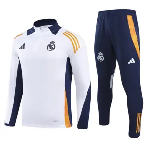 24-25 Real Madrid Long Sleeve Training Suit Football Shirts