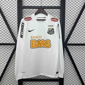 11-12 Santos Home Retro Kit Long Sleeve Vintage Shirt AAAAJersey Supplier Yupoo