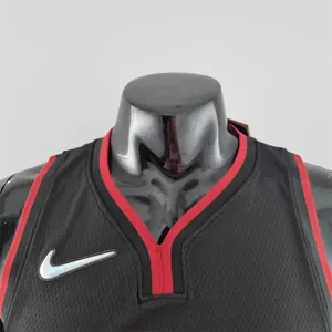75th Anniversary Miami Heat OLADIPO#4 black NBA Jersey 1