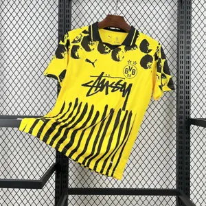 25-26 Borussia Dortmund x Kidsupre&Stussy Special Kit Football Apparels Soccer AAAAJersey Yupoo 1