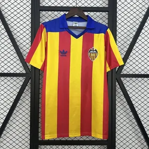 80-82 Valencia Home Retro Kit Vintage Shirt AAAAJersey Dropship Yupoo