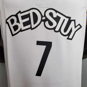 Durant #7 Brooklyn Nets City version white 4