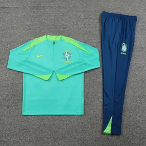 2024 Brazil Long Sleeve Training Suit Football Shirts 1