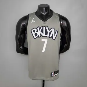Durant #7 Brooklyn Nets City Edition Gray
