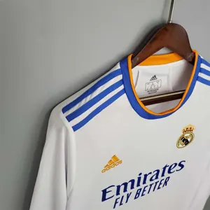 21-22 Real Madrid home long sleeve 19