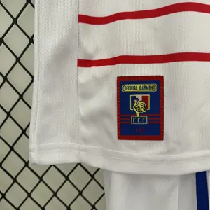 1998 France Away Retro Kid Kits Youth Apparels Sport AAAAJersey Yupoo 1