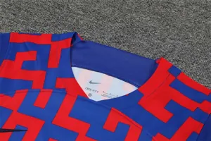 22-23 Barcelona vest training suit kit red and blue camouflage 14