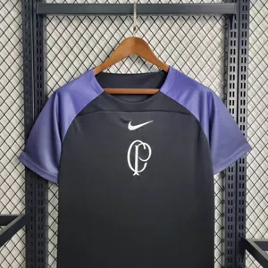 23-24 Corinthians Training Black&Purple Kit Best Jerseys Yupoo 6