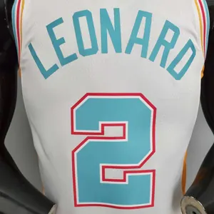 2022 season Leonard #2 Spurs City Edition white 1