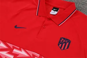Atletico Madrid Polo red chest print 10