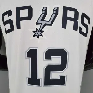 ALDRIDGE#12 Spurs White 6