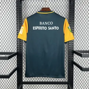 02-03 Sporting Away Football Retro Kit Vintage T-Shirt AAAAJersey Wholesale Yupoo 3