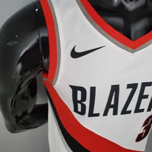 2021 McCOLLUM#3 Trail Blazers Home White 1
