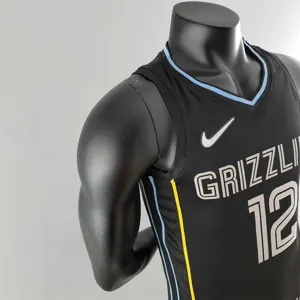 MORANT#12 Memphis Grizzlies Honor Edition Black NBA Jersey 7
