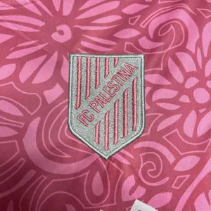 2024 Palestina Training Pink Kit Football Apparel AAAAJersey Wholesale Yupoo 1