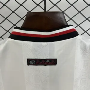 97-98 Manchester United Away Retro Kid Kits Youth Apparels Soccer AAAAJersey Yupoo 3