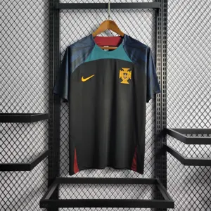2223 Portugal Black Training Suit