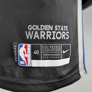 2020 Curry#30 Warriors City Edition Black and Grey NBA Jersey 4