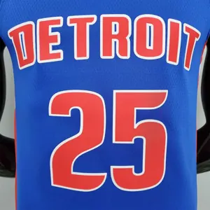 75th Anniversary Rose #25 Pistons Blue 6